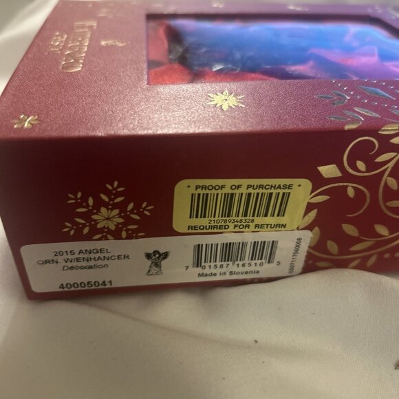 Waterford Led Crystal Angel 2015 Collection W/enhancer 4” Figurine Original Tags - Picture 10 of 15